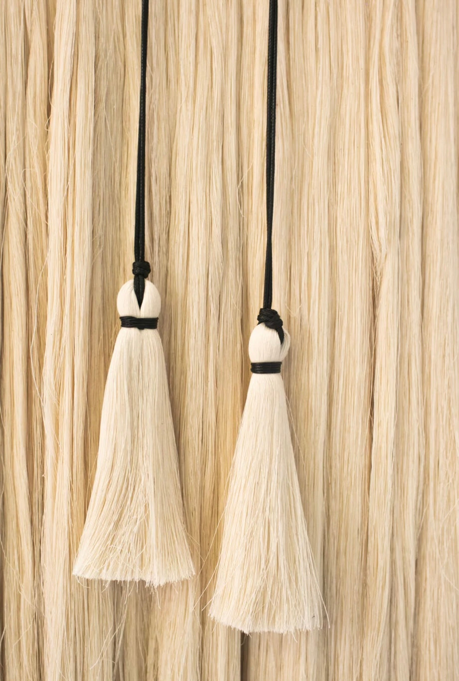 Novia Negra raw cotton wall hanging