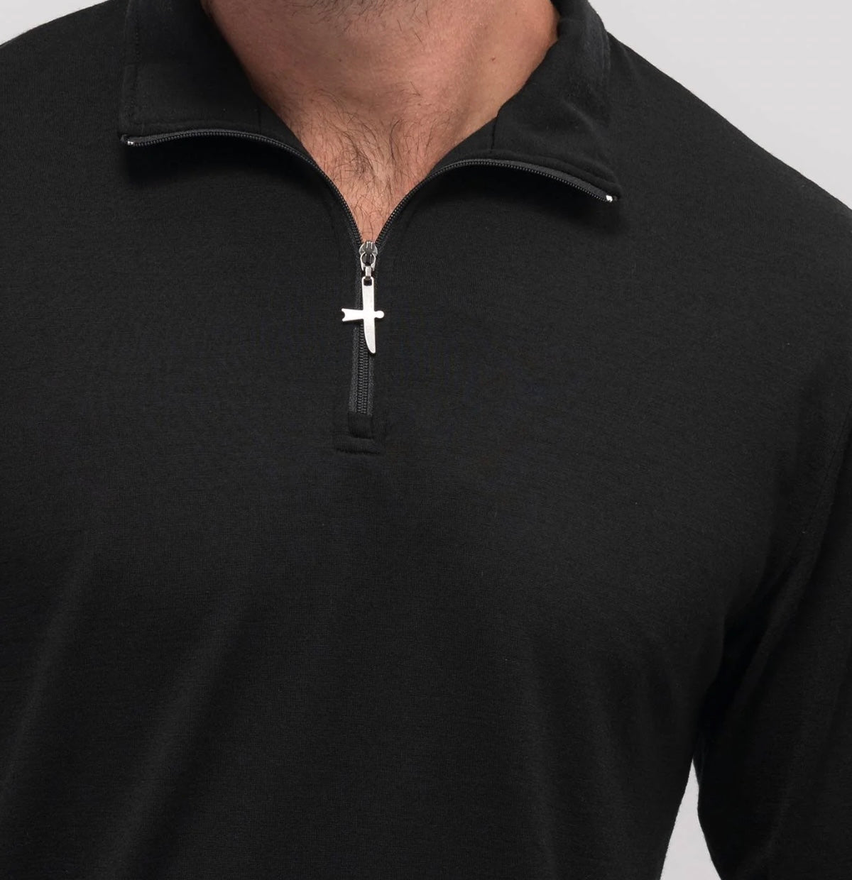 Nua Merino Zip Shirt, Men's Graphite