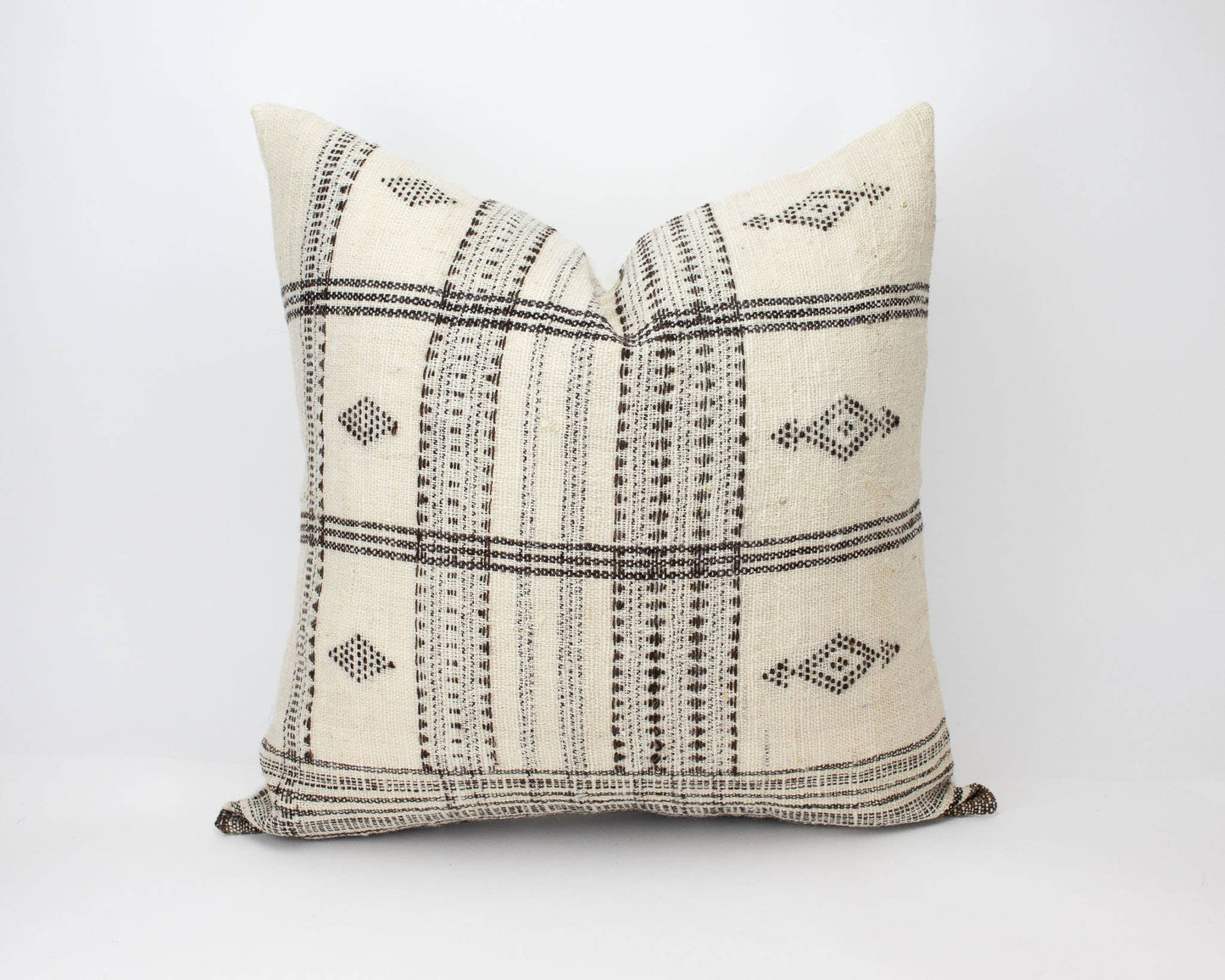 20" Ivory Indian Wool Pillow