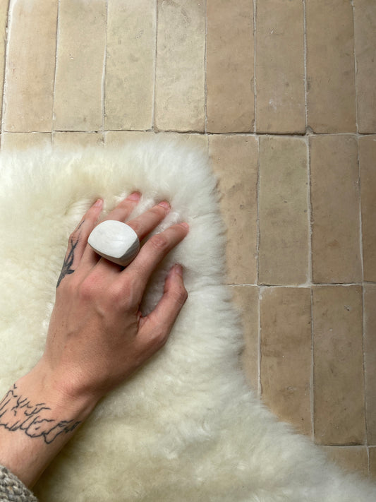Sheepskin Rug from Patagonia, Chile