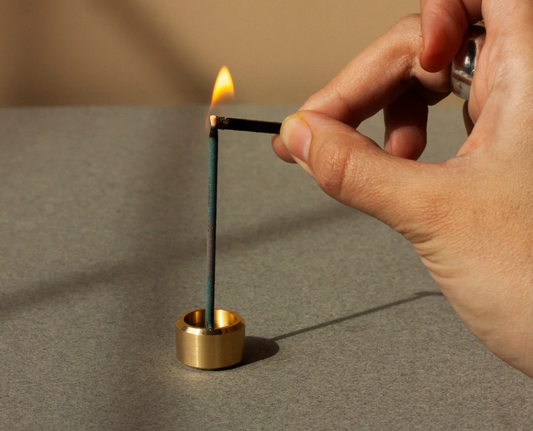 Solid Brass Incense Holder