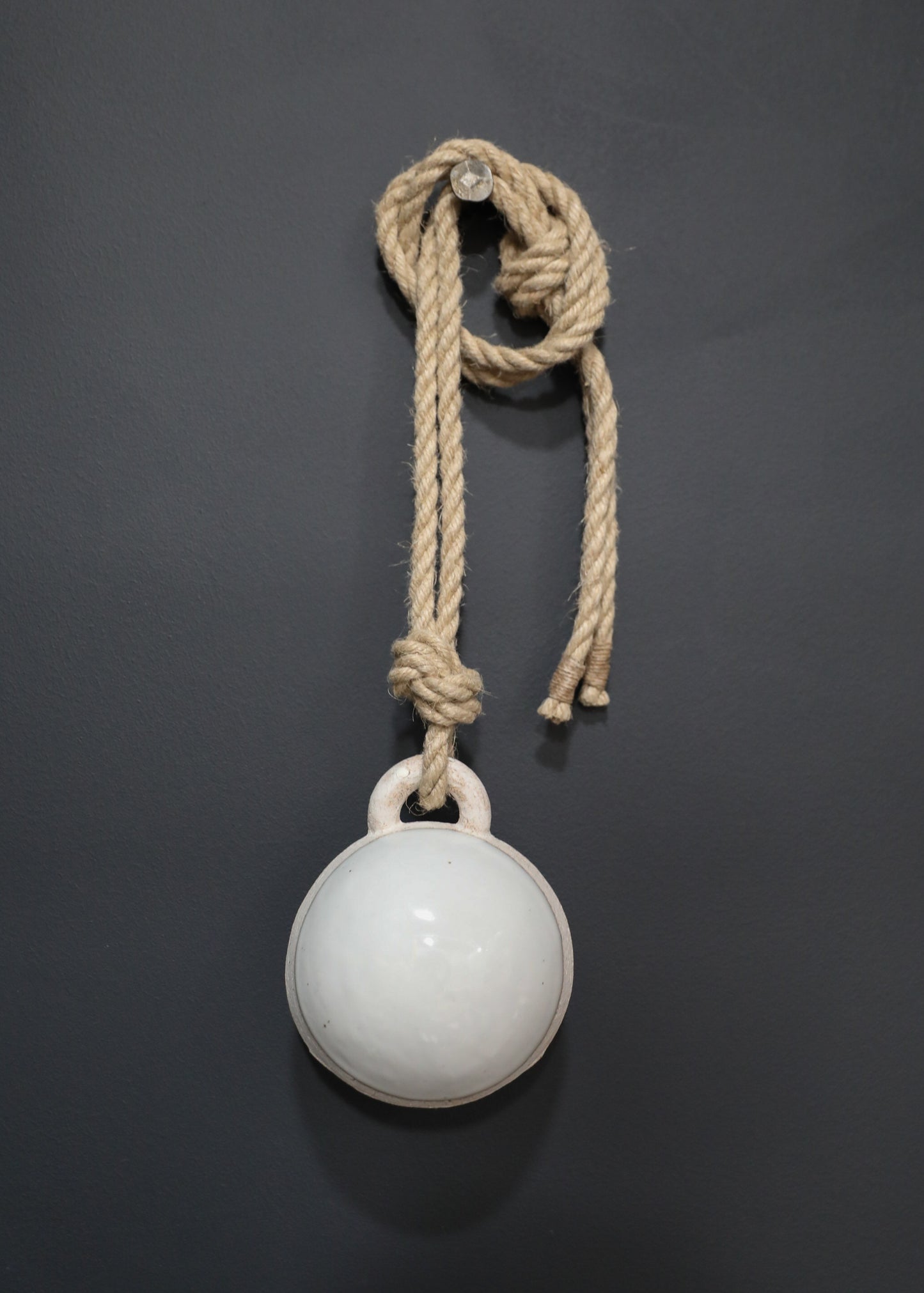 Jingle Bell Domed: Full Moon White