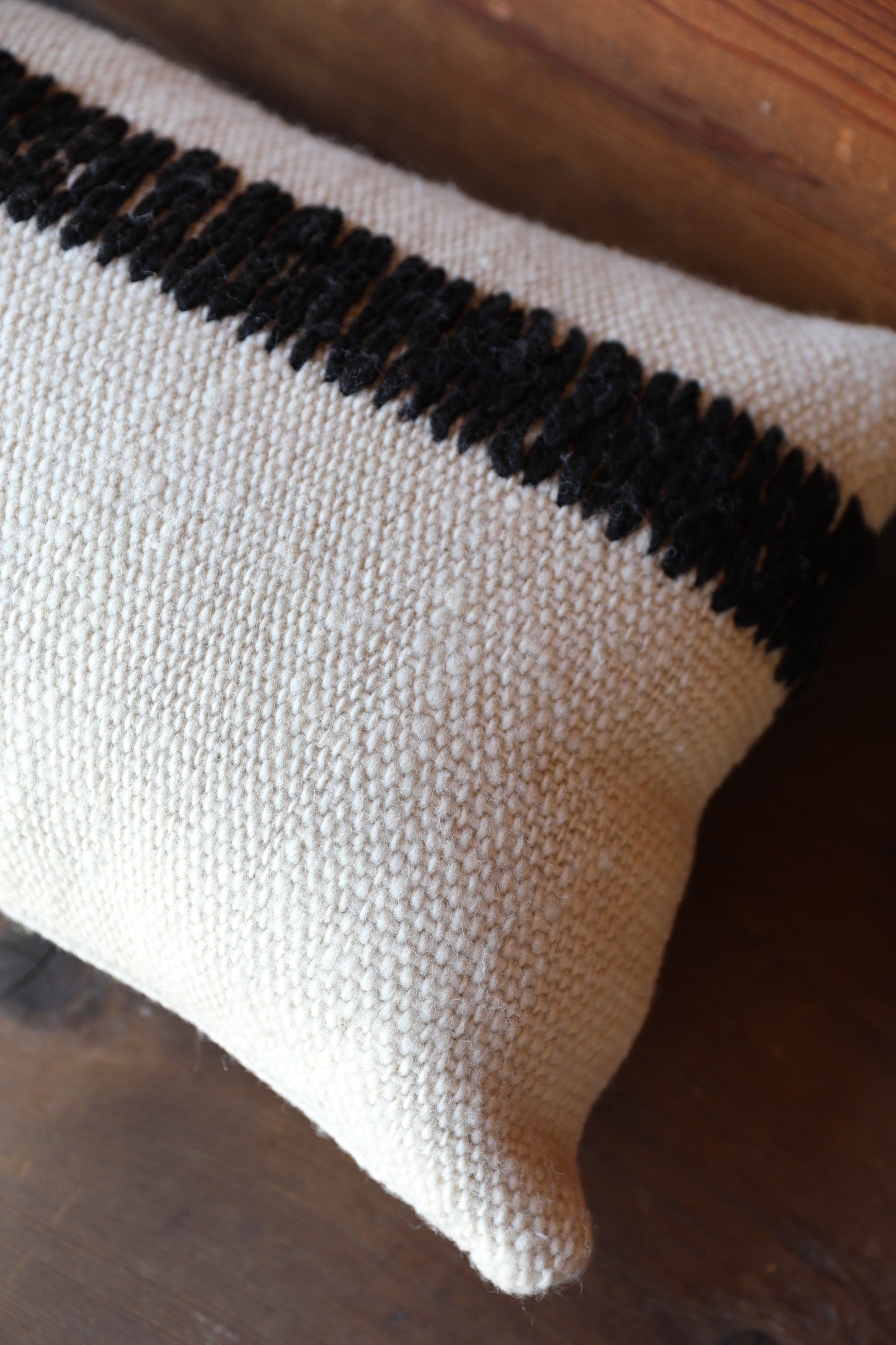 Chainstitch Makun Woolen Pillow 24" x 15"